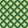 Light green patterns on dark green background. Seamless background. Asbtract. Royalty Free Stock Photo